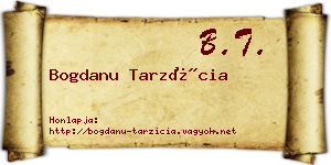 Bogdanu Tarzícia névjegykártya
